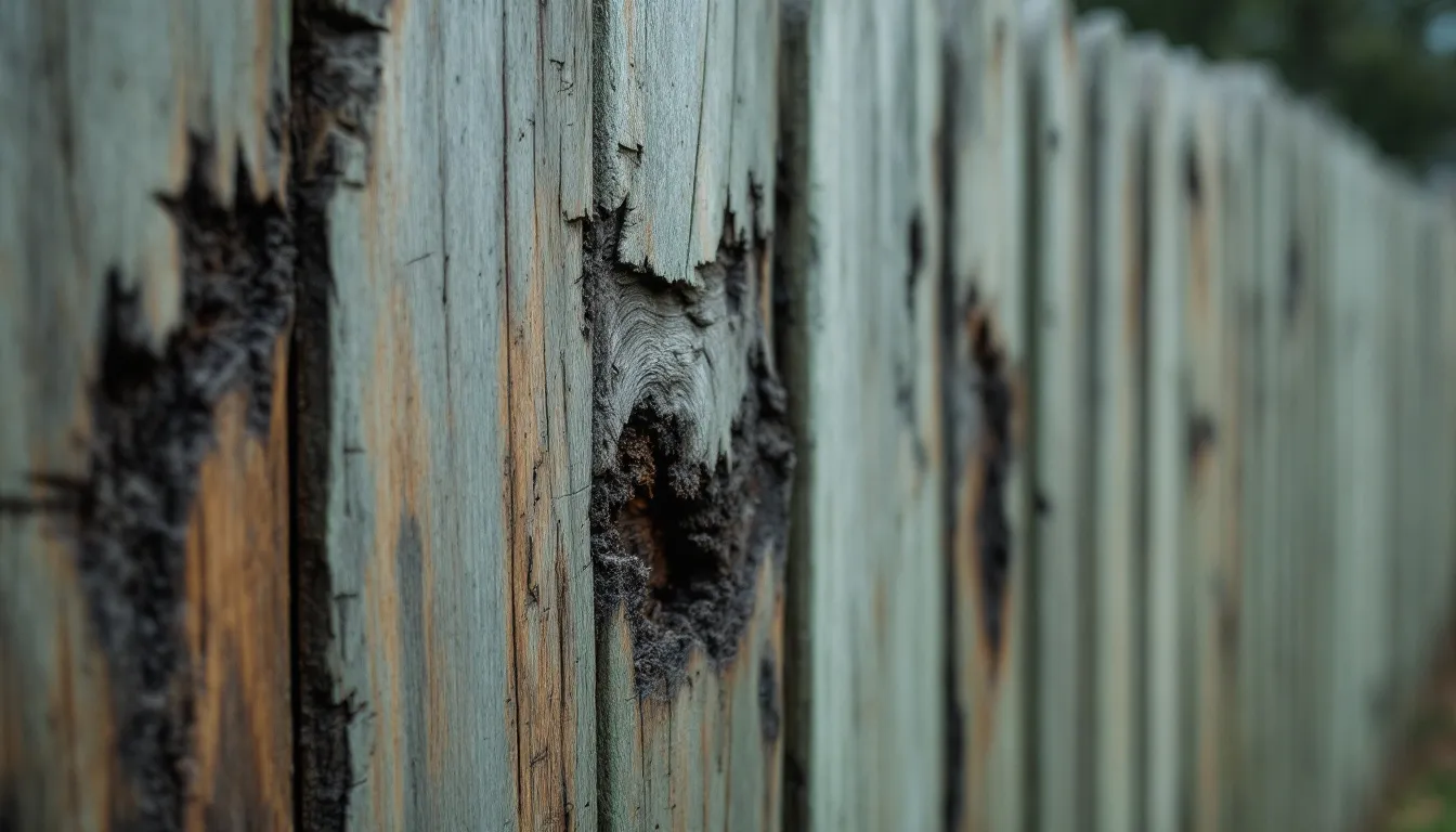Fence Panel Rot and Decay