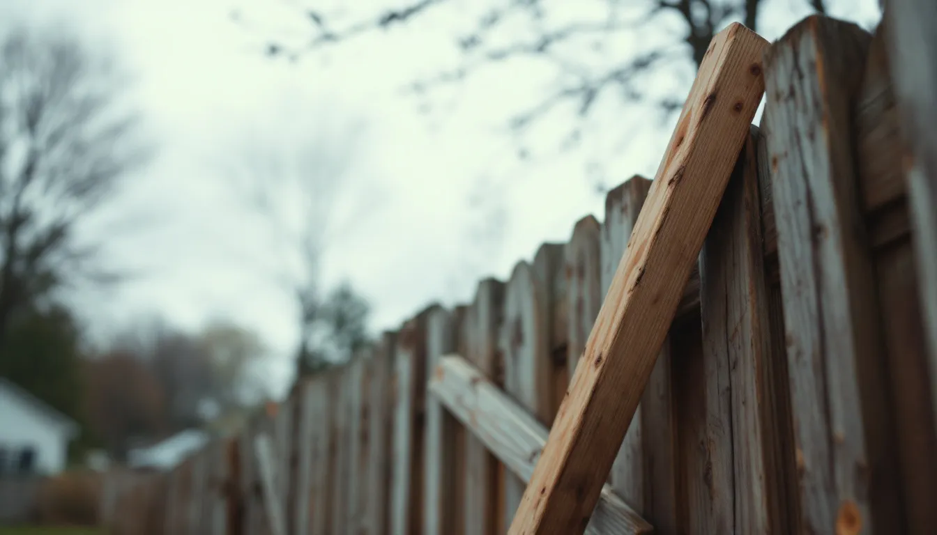 Fence Posts Leaning or Tilting